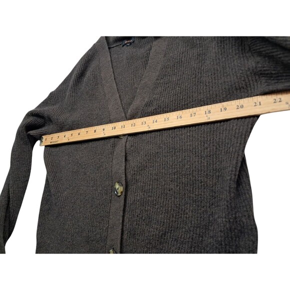 Quince Dark Brown Women's Cardigan Sweater - Picture 7 of 8